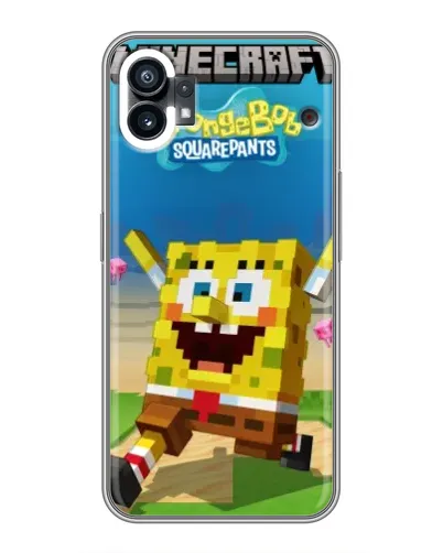 Чехол для OPPO F31 с картинкой «Губка Боб Minecraft» Чехол для OPPO F31 с картинкой «Губка Боб Minecraft»