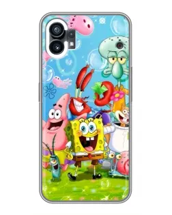 Чехол для OPPO F31 с картинкой «Губка Боб и друзья»
