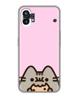 Чехол для OPPO F31 с картинкой «Pusheen и печенье» Чехол для OPPO F31 с картинкой «Pusheen и печенье»