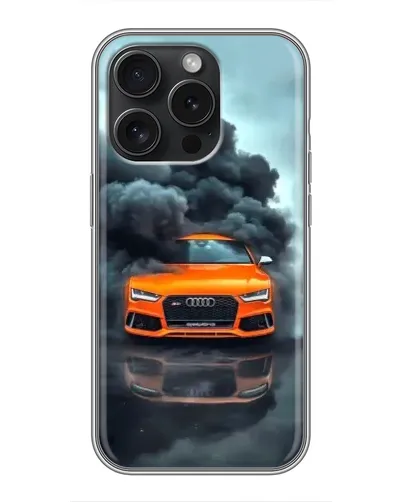 Чехол для OPPO Find X10 E с картинкой «Audi в облаках дыма»
