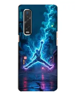 Чохол для OPPO Find X2 з картинкою «Jordan Gold Jumpman»