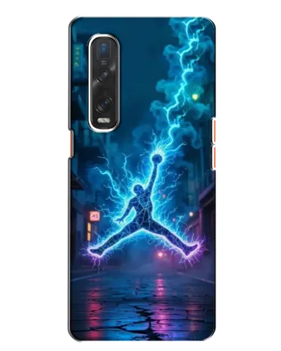 Чехол для OPPO Find X2 с картинкой «Jordan Gold Jumpman»