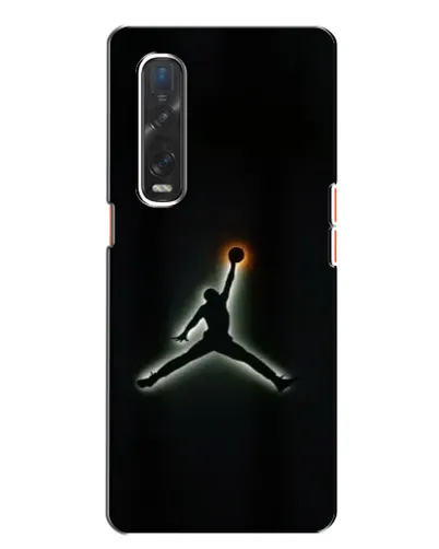 Чехол для OPPO Find X2 с картинкой «Jordan Gradient Logo»