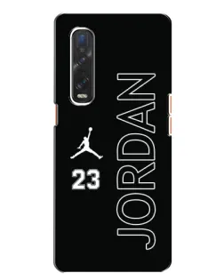 Чохол для OPPO Find X2 з картинкою «Jordan Vertical»