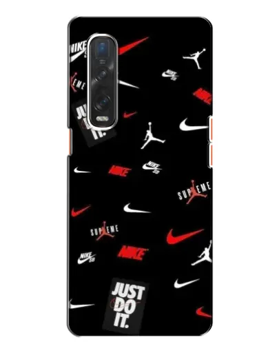 Чехол для OPPO Find X2 с картинкой «Nike Mix Pattern»