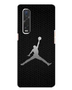 Чохол для OPPO Find X2 з картинкою «Jordan Dark Carbon»