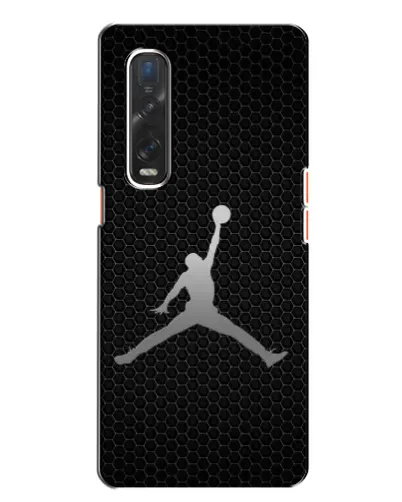 Чехол для OPPO Find X2 с картинкой «Jordan Dark Carbon»