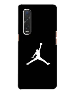 Чохол для OPPO Find X2 з картинкою «Jordan Silhouette»