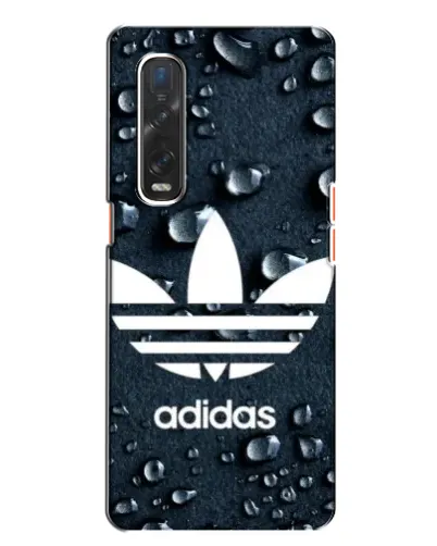 Чехол для OPPO Find X2 с картинкой «Adidas Trefoil Blue»