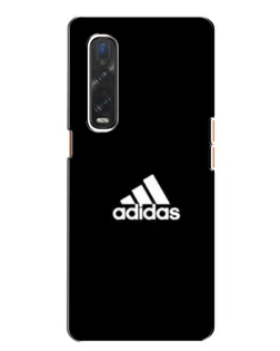 Чехол для OPPO Find X2 с картинкой «Adidas Red Style»