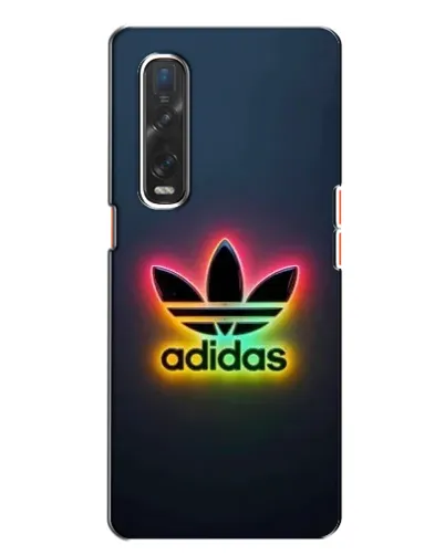 Чехол для OPPO Find X2 с картинкой «Неоновый Adidas»