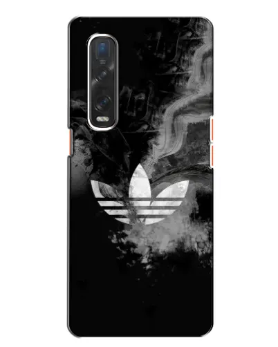 Чехол для OPPO Find X2 с картинкой «Абстрактный дым Adidas»