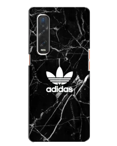 Чехол для OPPO Find X2 с картинкой «Белый мрамор Adidas»