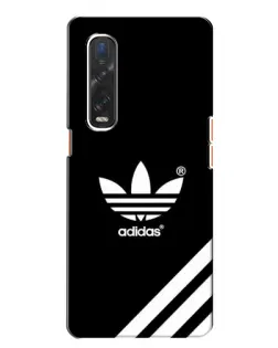 Чехол для OPPO Find X2 с картинкой «Adidas с диагональными полосами»