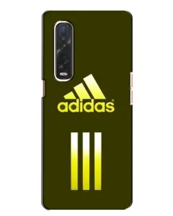 Чехол для OPPO Find X2 с картинкой «Оливковый градиент Adidas»