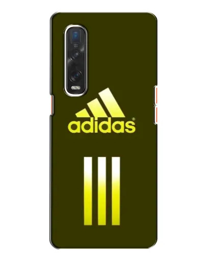 Чехол для OPPO Find X2 с картинкой «Оливковый градиент Adidas»