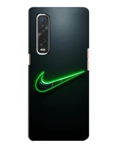 Чехол для OPPO Find X2 с картинкой «Неоновый контур Nike» Чехол для OPPO Find X2 с картинкой «Неоновый контур Nike»