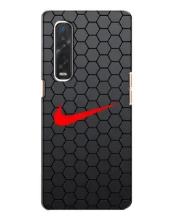 Чехол для OPPO Find X2 с картинкой «Nike — карбоновая сетка» Чехол для OPPO Find X2 с картинкой «Nike — карбоновая сетка»