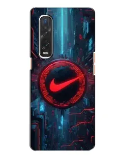 Чехол для OPPO Find X2 с картинкой «Техногенный стиль Nike» Чехол для OPPO Find X2 с картинкой «Техногенный стиль Nike»