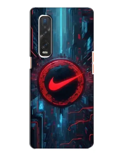 Чехол для OPPO Find X2 с картинкой «Техногенный стиль Nike» Чехол для OPPO Find X2 с картинкой «Техногенный стиль Nike»