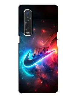 Чехол для OPPO Find X2 с картинкой «Огненный логотип Nike» Чехол для OPPO Find X2 с картинкой «Огненный логотип Nike»
