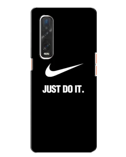 Чехол для OPPO Find X2 с картинкой «Классический принт Nike» Чехол для OPPO Find X2 с картинкой «Классический принт Nike»
