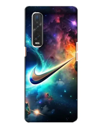 Чехол для OPPO Find X2 с картинкой «Космический Nike Swoosh» Чехол для OPPO Find X2 с картинкой «Космический Nike Swoosh»