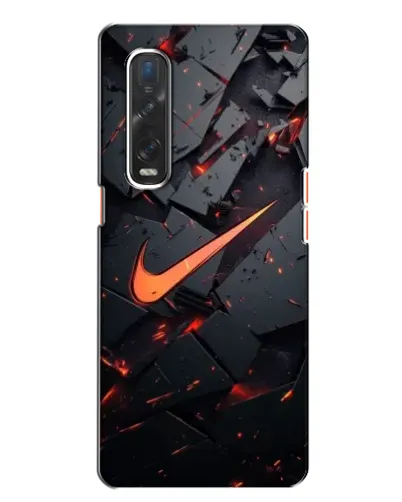 Чехол для OPPO Find X2 с картинкой «Nike — эффект разломов» Чехол для OPPO Find X2 с картинкой «Nike — эффект разломов»