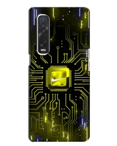 Чехол для OPPO Find X2 с картинкой «Nike — золотая искра» Чехол для OPPO Find X2 с картинкой «Nike — золотая искра»