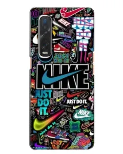 Чехол для OPPO Find X2 с картинкой «Яркий коллаж Nike» Чехол для OPPO Find X2 с картинкой «Яркий коллаж Nike»