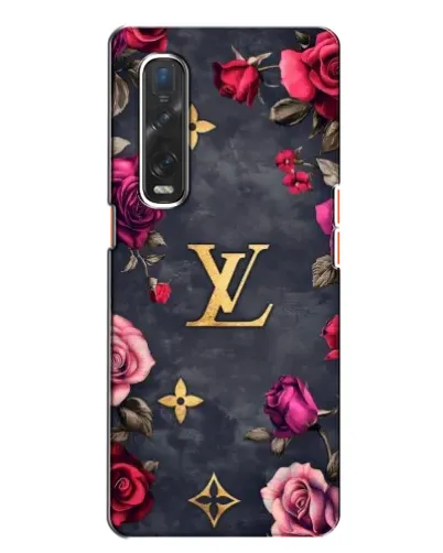 Чехол для OPPO Find X2 с картинкой «Цветочный Louis Vuitton»