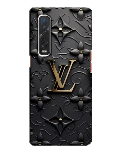 Чехол для OPPO Find X2 с картинкой «Кожаная текстура LV»