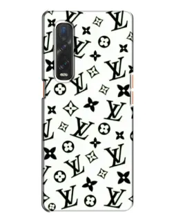Чехол для OPPO Find X2 с картинкой «Монохромный хаос LV»