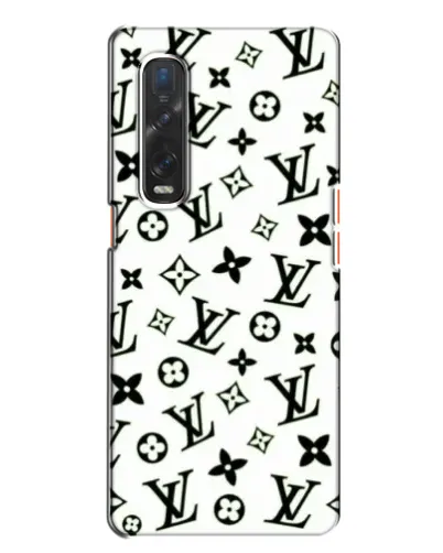 Чехол для OPPO Find X2 с картинкой «Монохромный хаос LV»