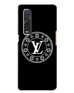 Чехол для OPPO Find X2 с картинкой «LV — печать стиля»