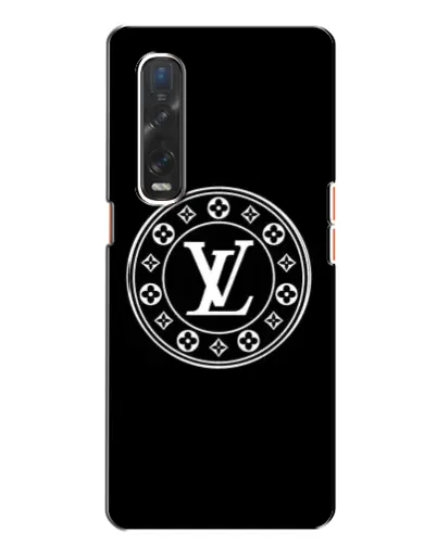 Чехол для OPPO Find X2 с картинкой «LV — печать стиля»