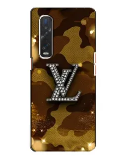 Чехол для OPPO Find X2 с картинкой «Камуфляжный Louis Vuitton»