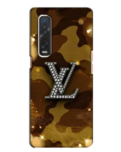 Чехол для OPPO Find X2 с картинкой «Камуфляжный Louis Vuitton»