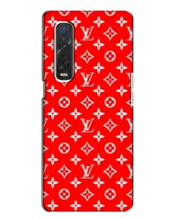 Чехол для OPPO Find X2 с картинкой «Яркий паттерн LV»