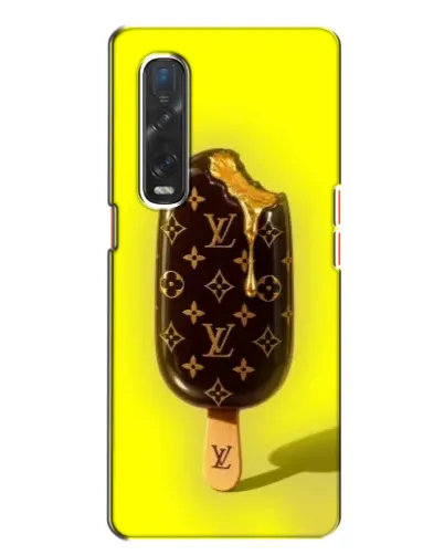 Чехол для OPPO Find X2 с картинкой «Мороженое от LV»