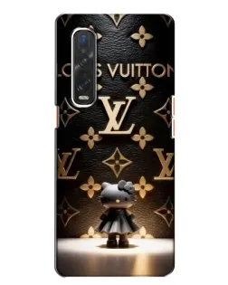 Чехол для OPPO Find X2 с картинкой «Монограмма с фигурой»