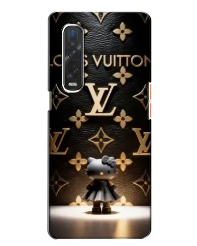 Чехол для OPPO Find X2 с картинкой «Монограмма с фигурой»