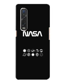 Чохол для OPPO Find X2 з картинкою «NASA — технічний принт»