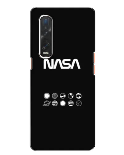 Чохол для OPPO Find X2 з картинкою «NASA — технічний принт»