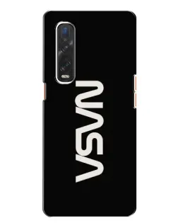 Чохол для OPPO Find X2 з картинкою «NASA — вертикальний логотип»