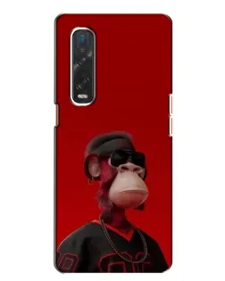 Чохол для OPPO Find X2 з картинкою «Bored Ape в червоному» Чохол для OPPO Find X2 з картинкою «Bored Ape в червоному»
