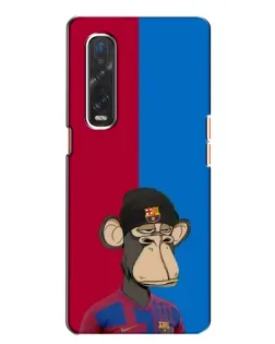 Чохол для OPPO Find X2 з картинкою «Bored Ape — фанат Барси» Чохол для OPPO Find X2 з картинкою «Bored Ape — фанат Барси»