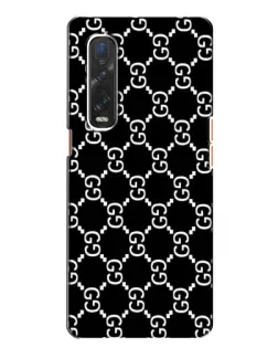 Чохол для OPPO Find X2 з картинкою «Gucci — сітчастий паттерн»
