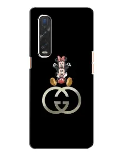 Чохол для OPPO Find X2 з картинкою «Мінні Маус на лого»