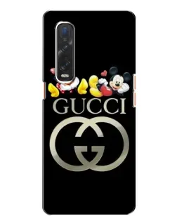 Чохол для OPPO Find X2 з картинкою «Gucci — герої Disney»